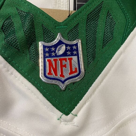 Nike NFL Mens Aaron Rodgers #8 On Field New York Jets Jersey Size L White & Gree - Picture 12 of 14